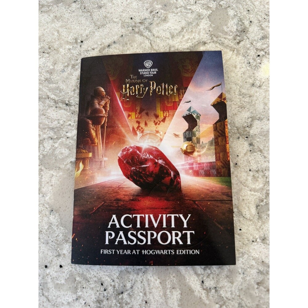 Harry Potter WB Studio Tour London Activity Passport Hogwarts UNUSED 2026